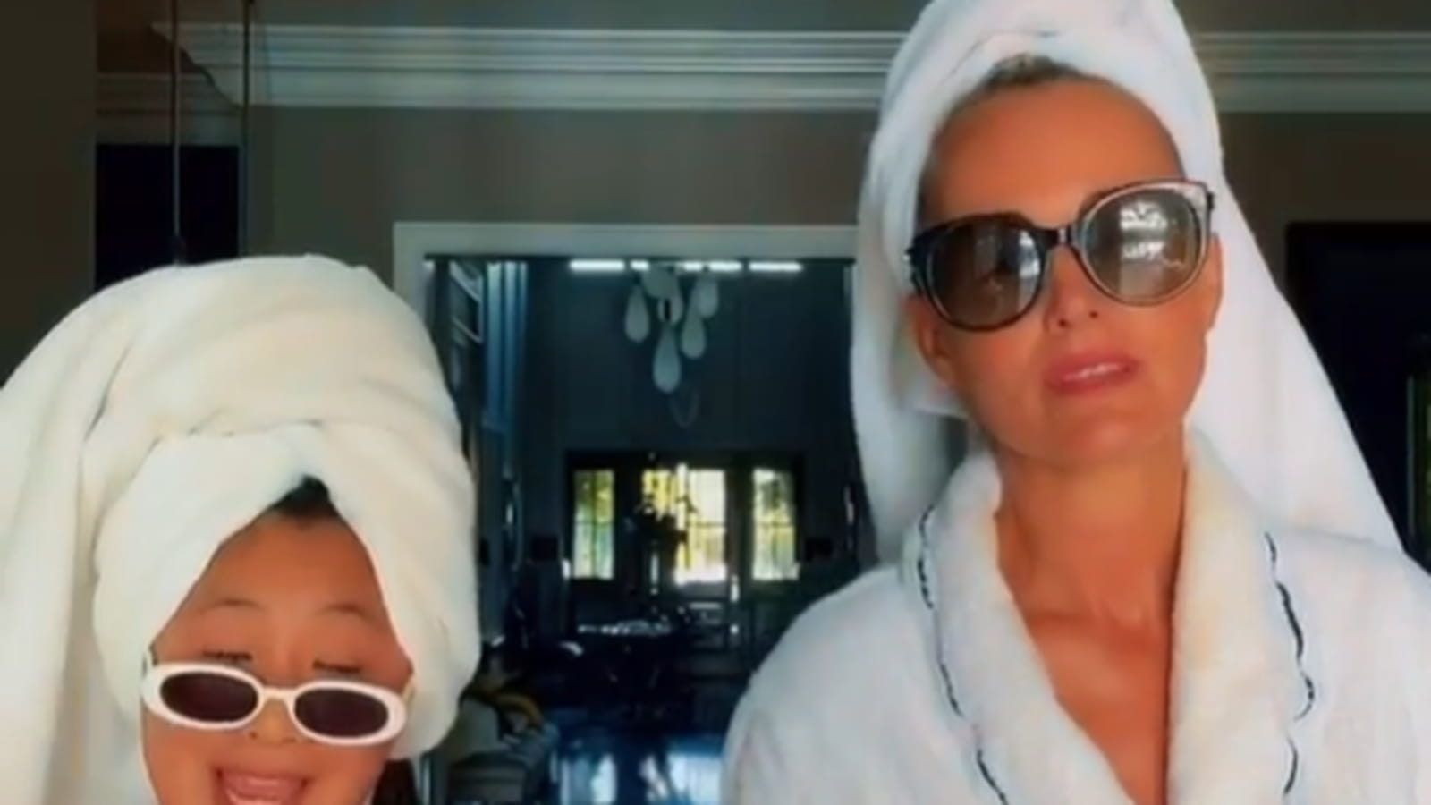 Jade Hallyday et Laeticia Hallyday 