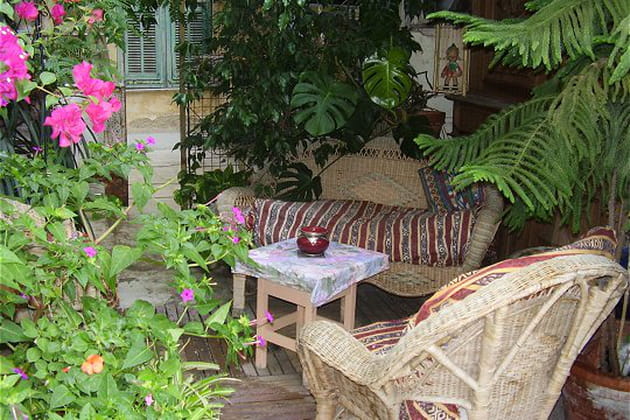 La terrasse dans un style cosy