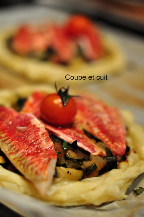 Tartelettes de rougets à la provençale