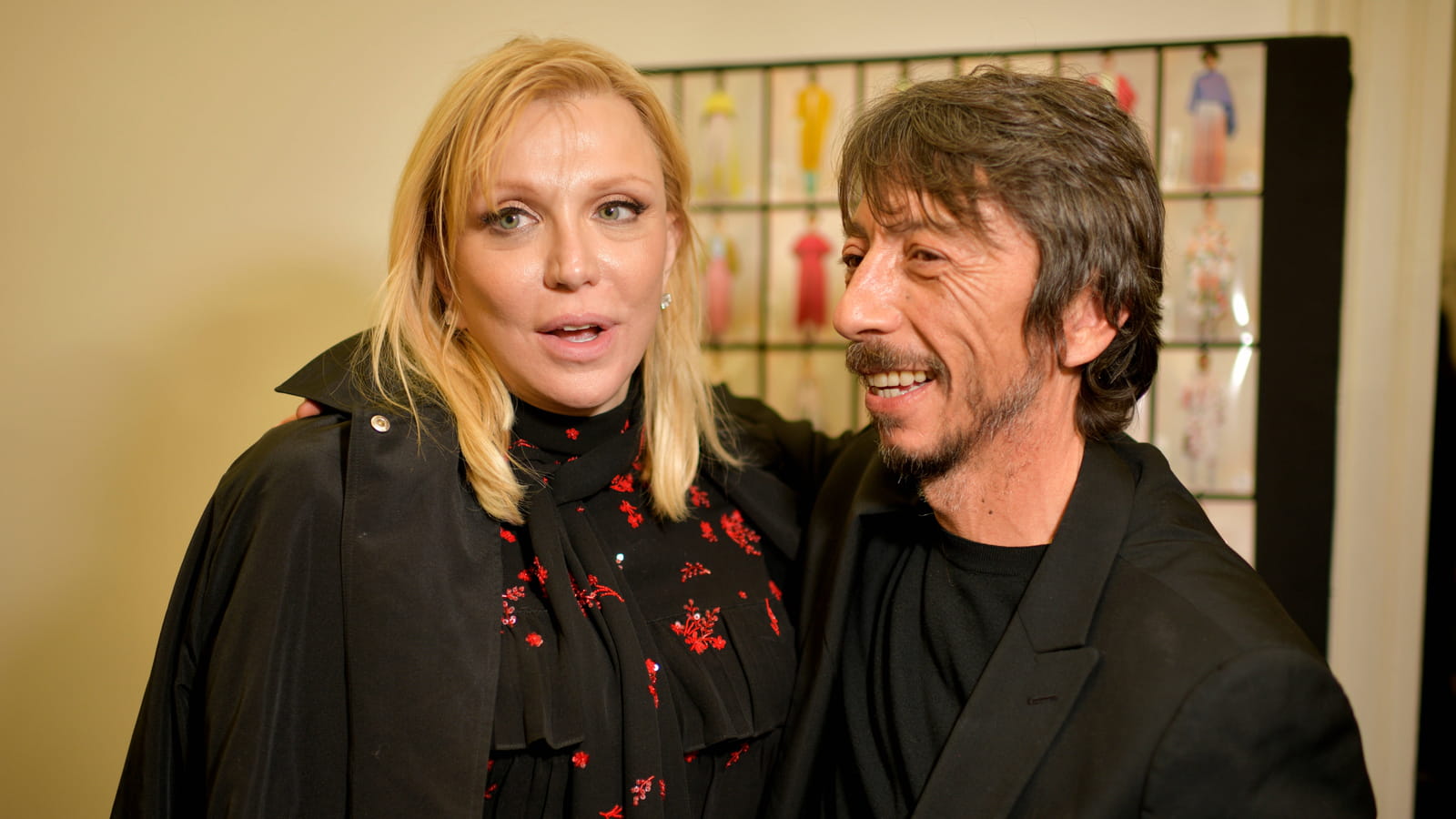 Courtney Love et Pierpaolo Piccioli
