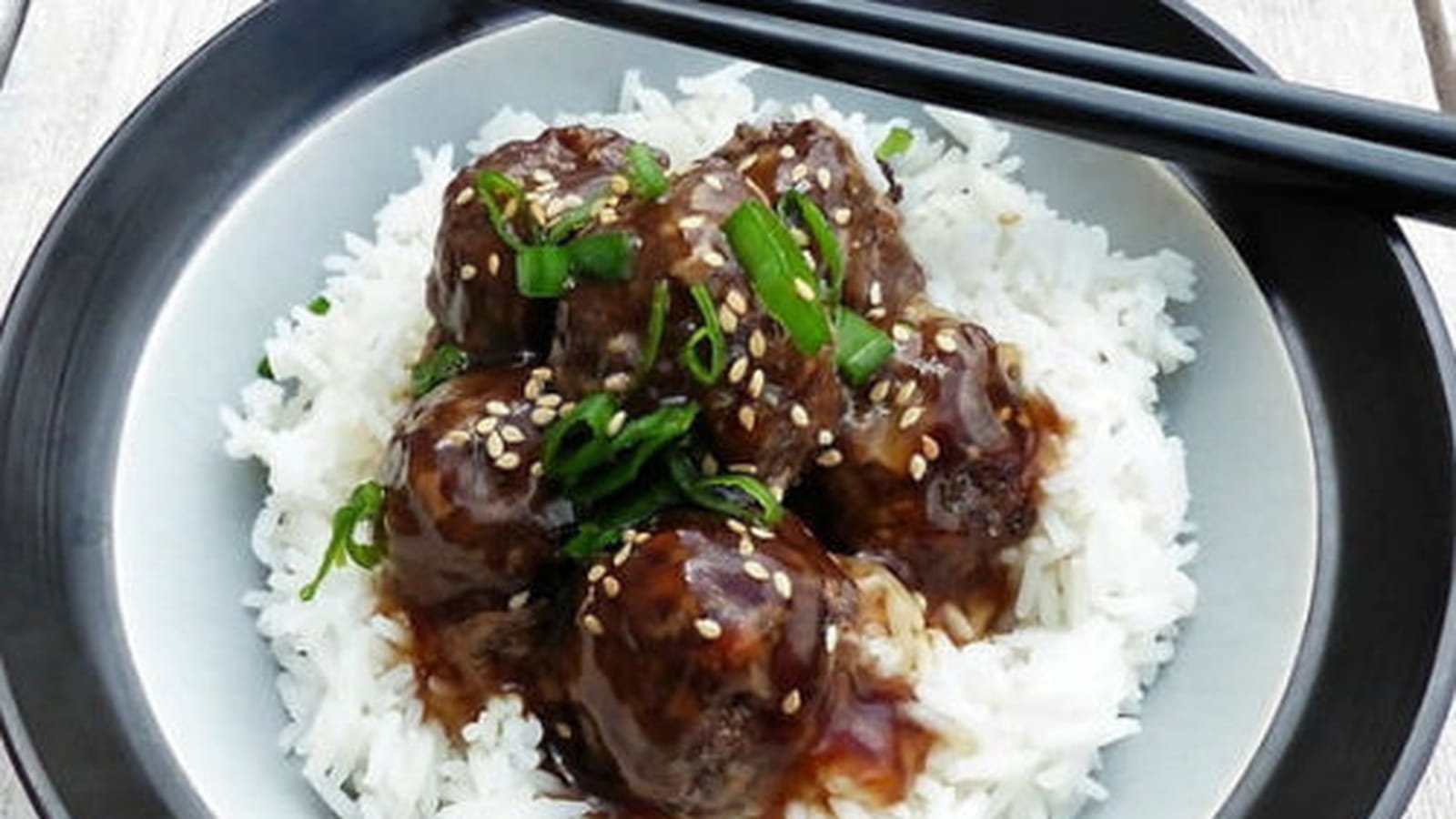 Boulettes de bœuf façon japonaise