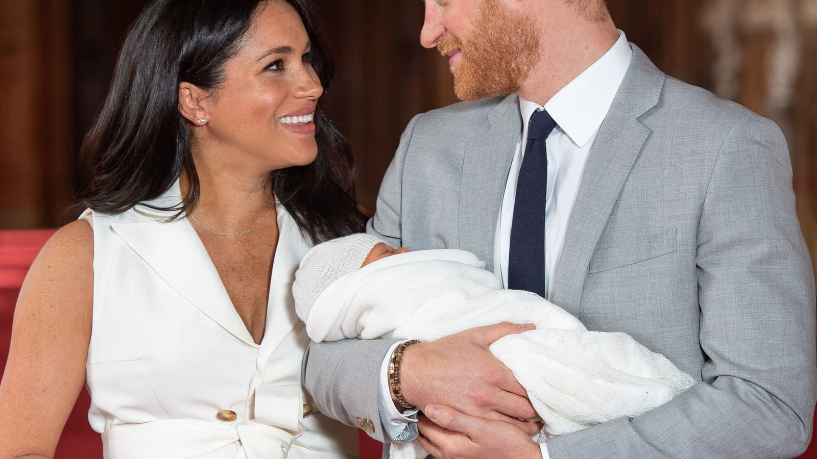 Meghan Markle, Archie et le prince Harry.