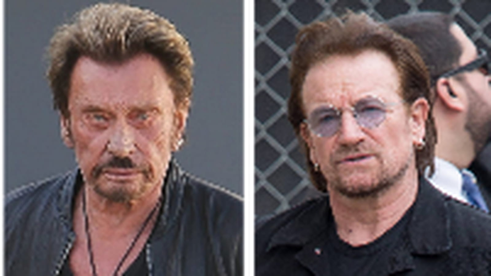 Johnny Hallyday et Bono