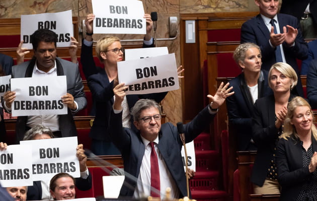 Jean-Luc M&eacute;lenchon, RA-VI de se d&eacute;barrasser de Manuel Valls &agrave; l'Assembl&eacute;e nationale