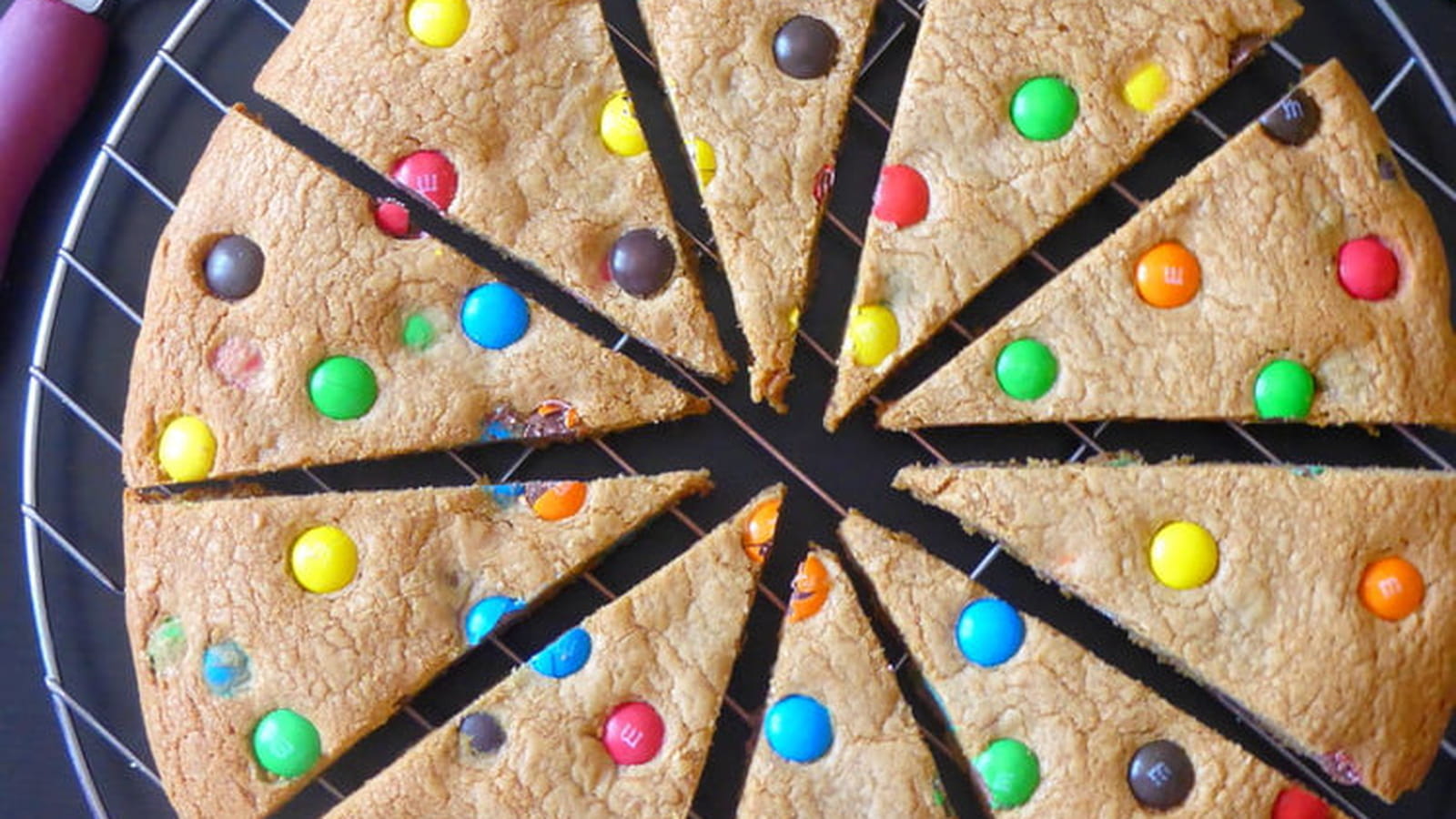 Cookie géant aux M&M’s