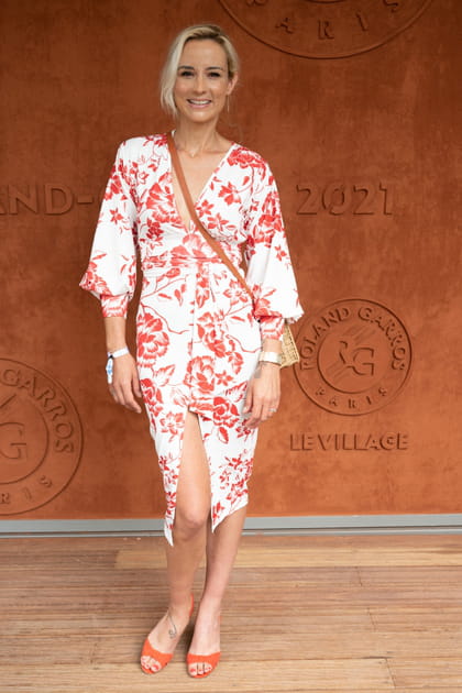 La robe fleurie d'Elodie Gossuin