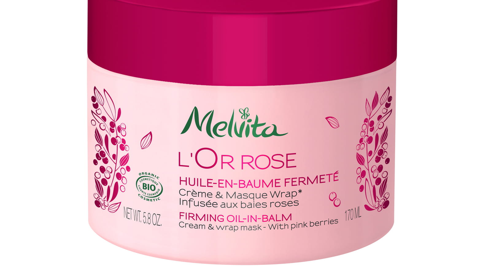 L'huile en baume fermeté L'Or Rose, Melvita