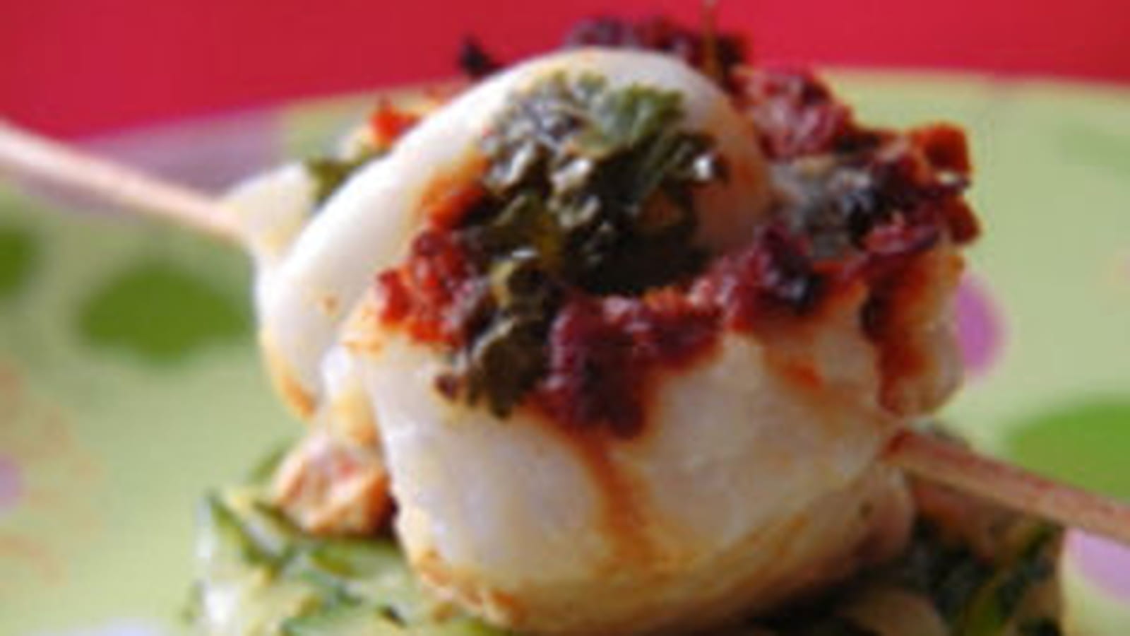 Brochettes de poisson en papillote