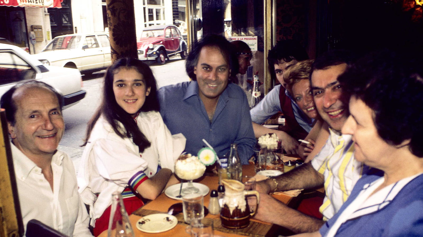Eddy Marnay, Céline Dion, René Angélil et Thérèse Dion