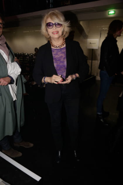Amanda Lear au défilé Jean Paul Gaultier