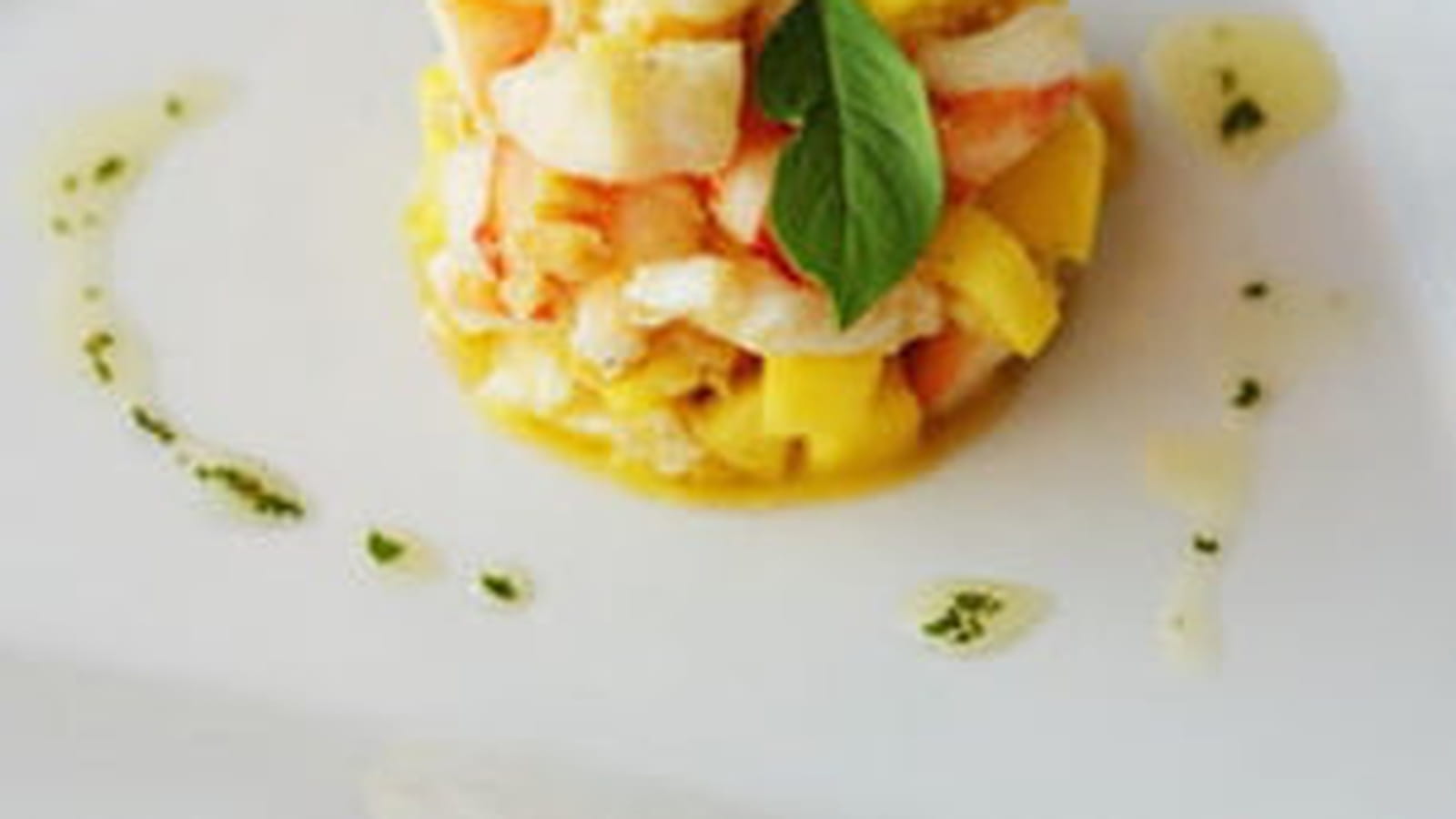 Pseudo tartare de crevettes aux parfums d'Asie