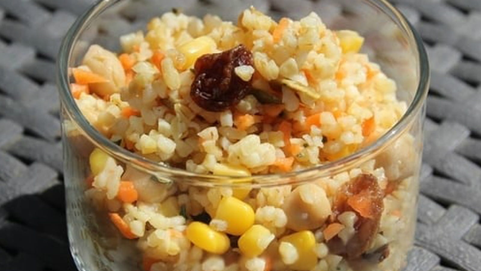 Salade de boulgour au maïs
