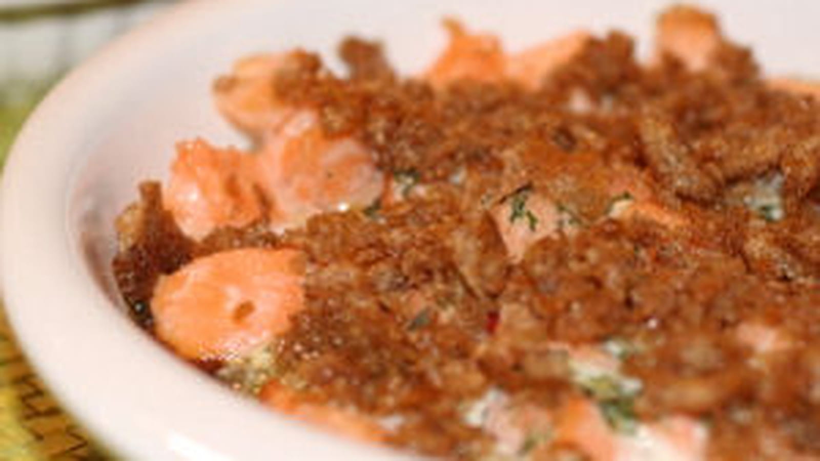 Crumble au saumon