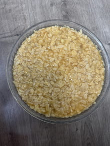 Fondant aux amandes nappage croustillant miel amandes : Etape 9