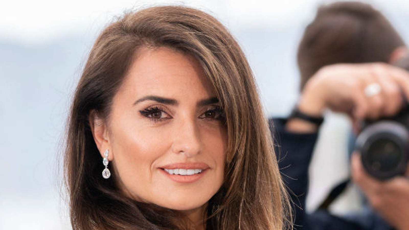 Penélope Cruz, cheveux longs