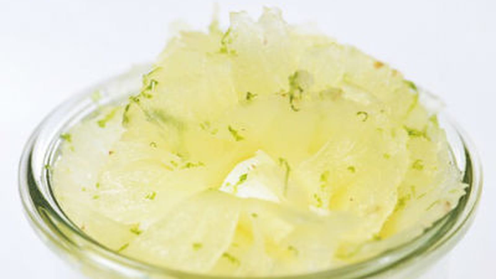 Ile flottante ananas citron vert