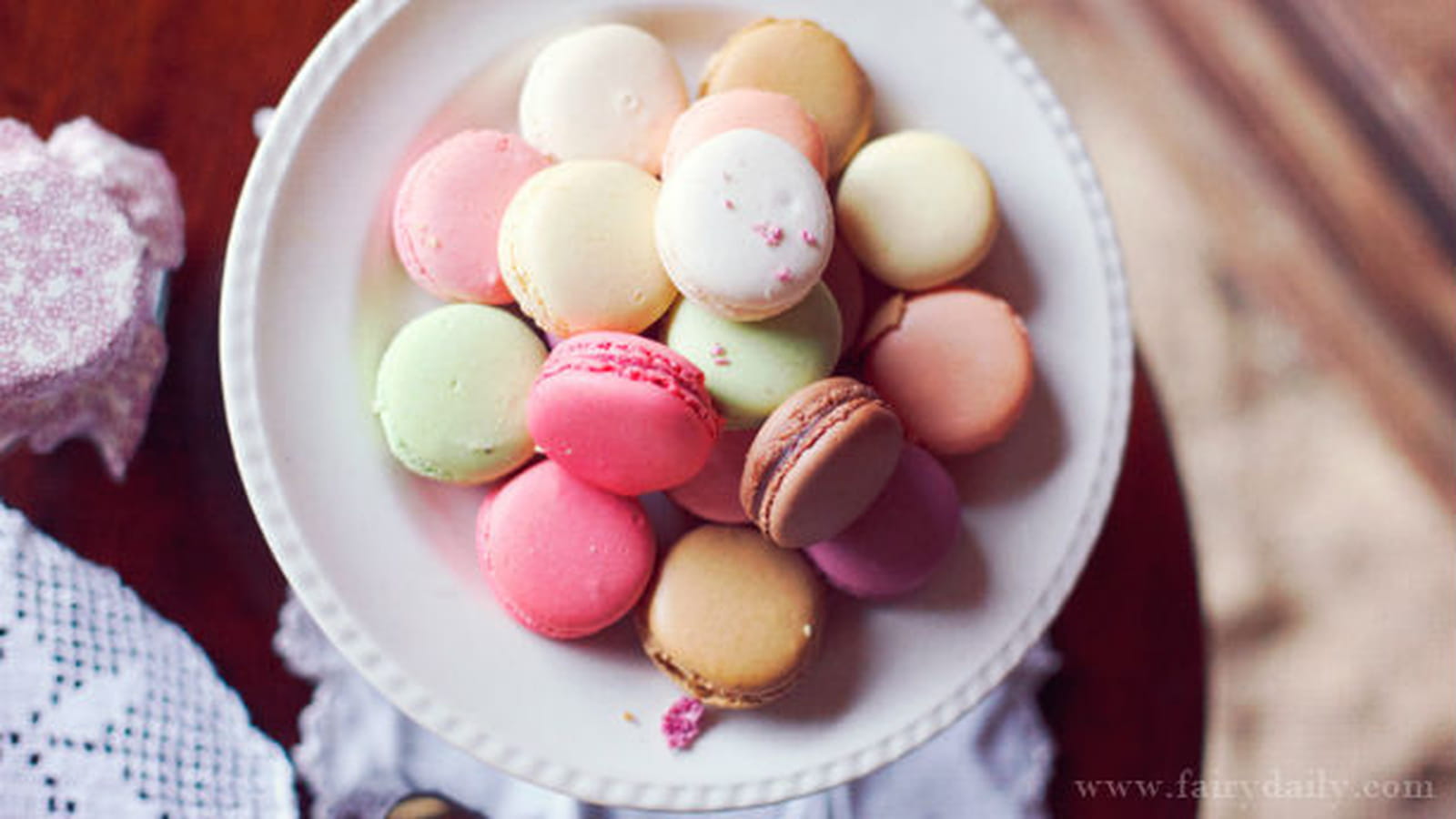 Macarons délicats