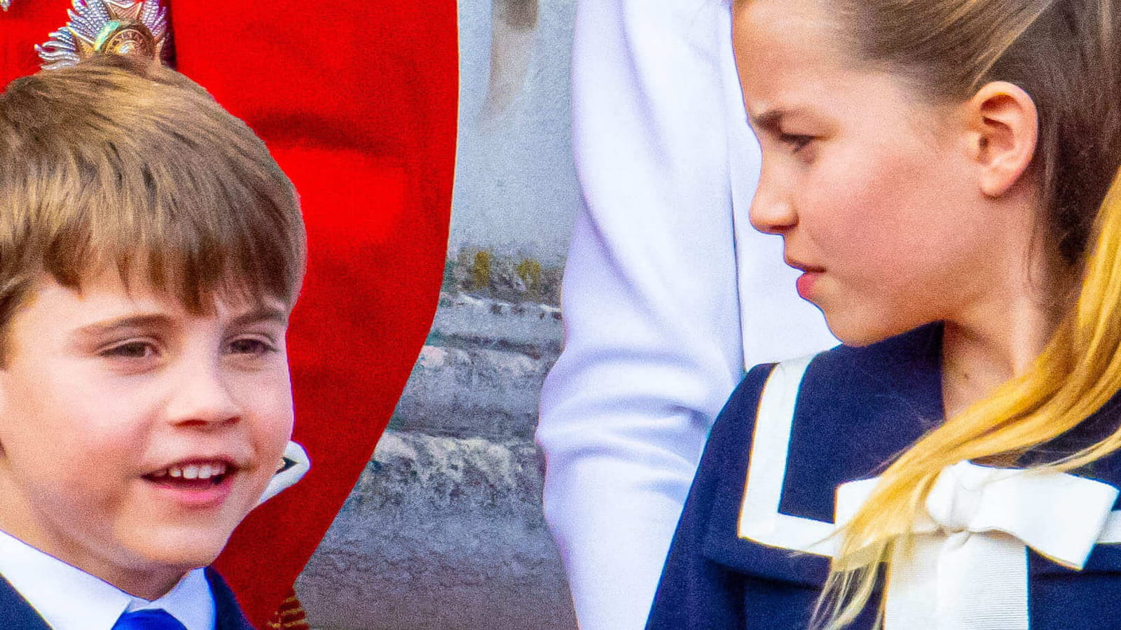 La princesse Charlotte avec son frère