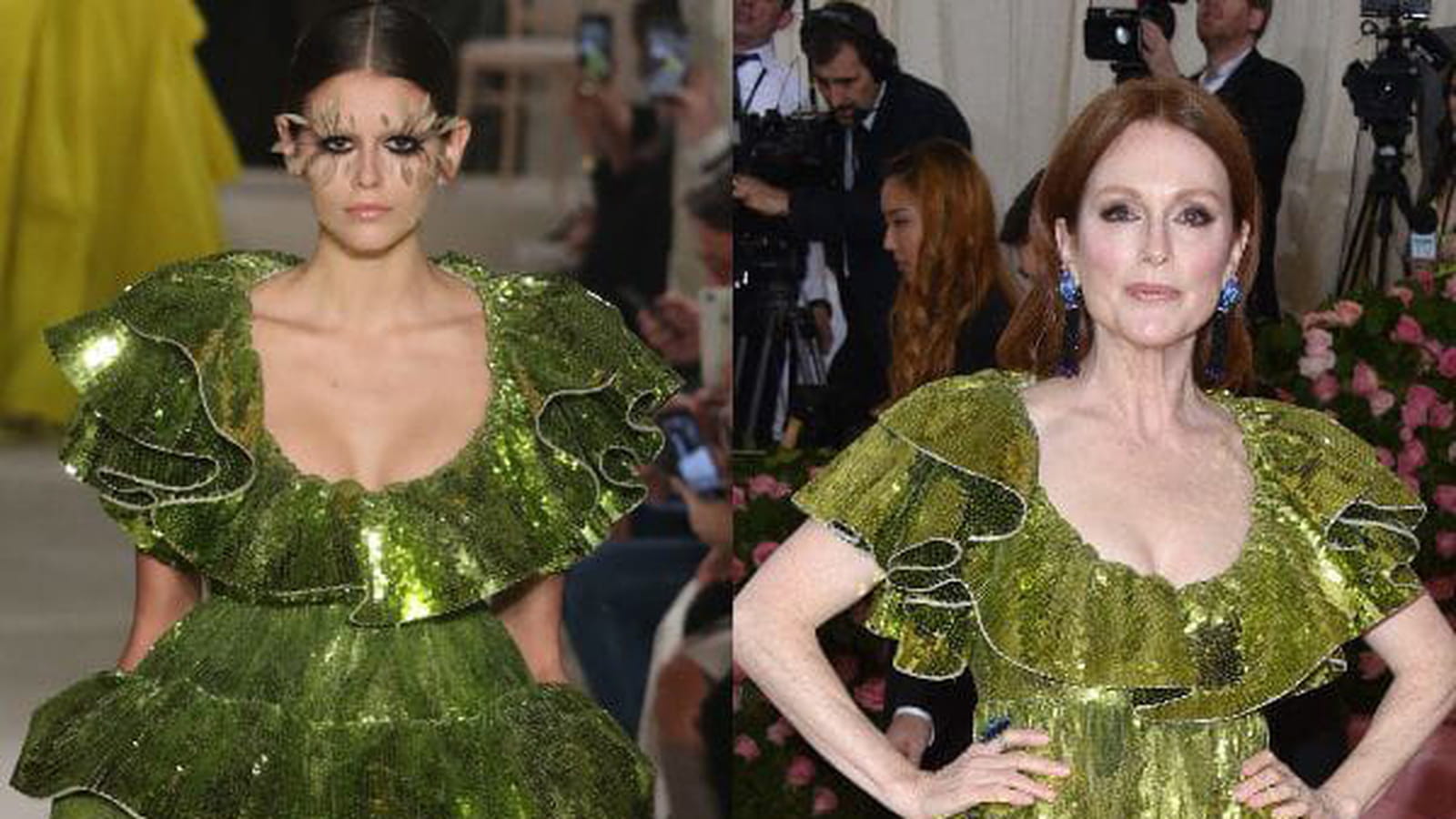 Défilé Valentino vs Julianne Moore