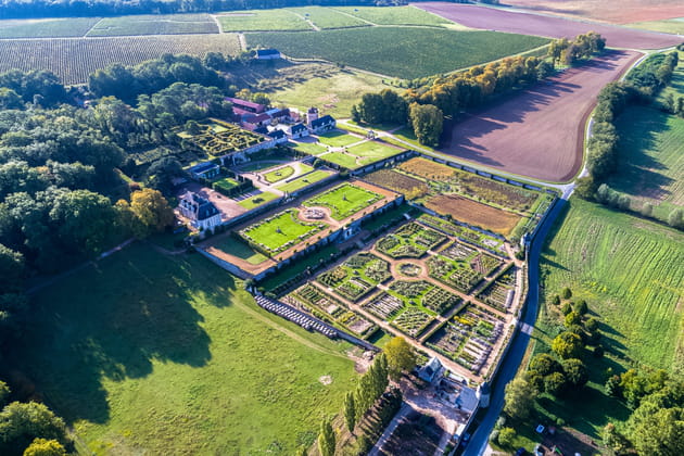 Le Ch&acirc;teau de Valmer vu du ciel
