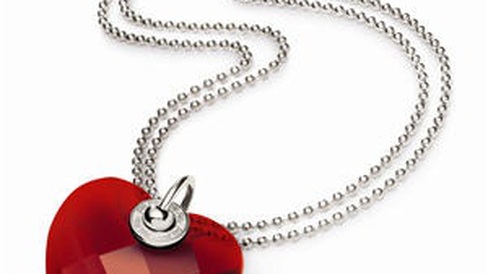 Collier Coeur cristal rouge de Folli Follie 
