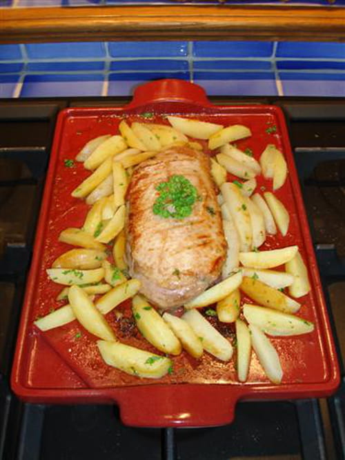 Magret de canard au miel et aux zestes d'orange et ses petites pommes de terre sautées