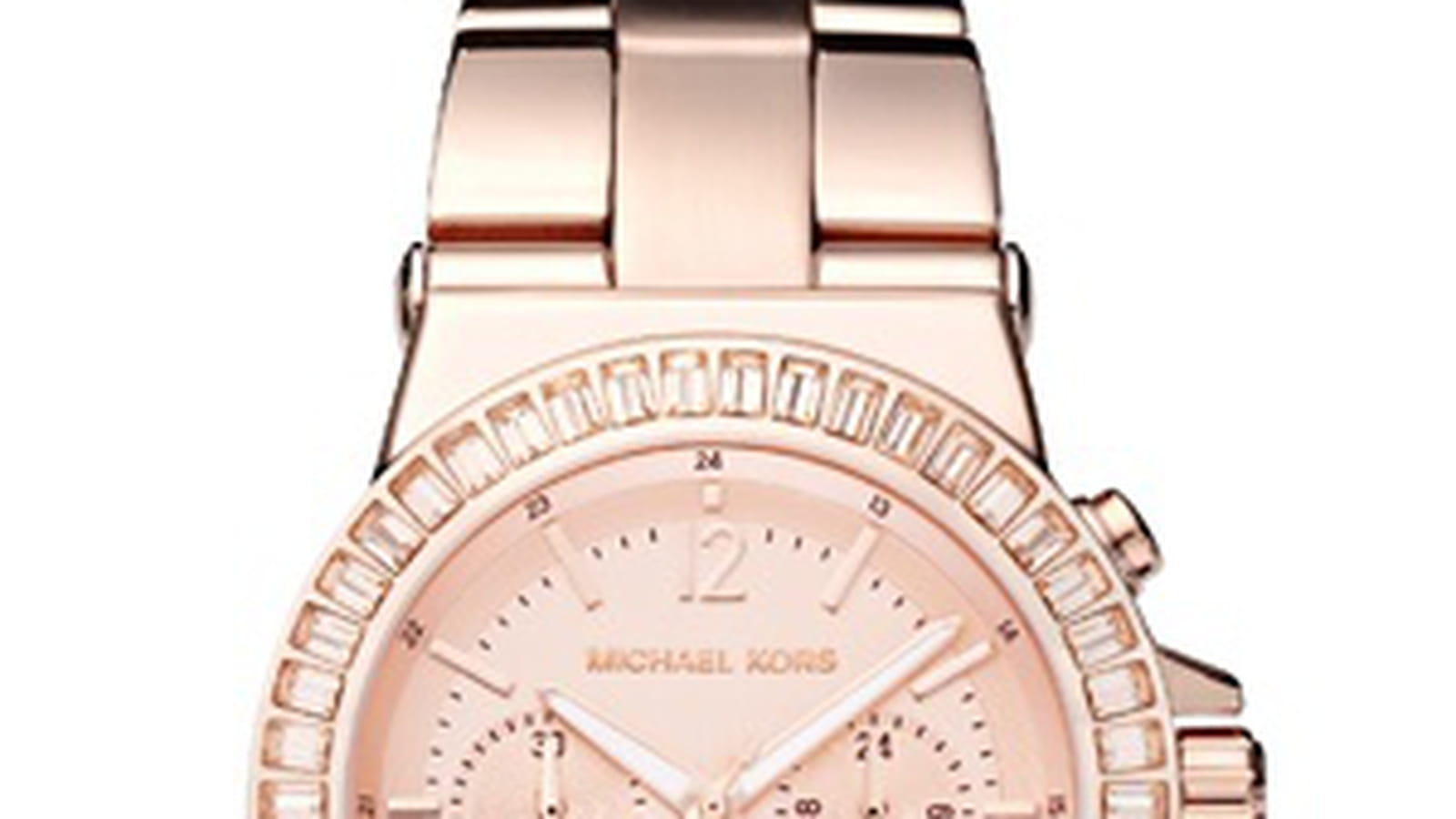 Montre en plaqué doré rose de Mickaels Kors