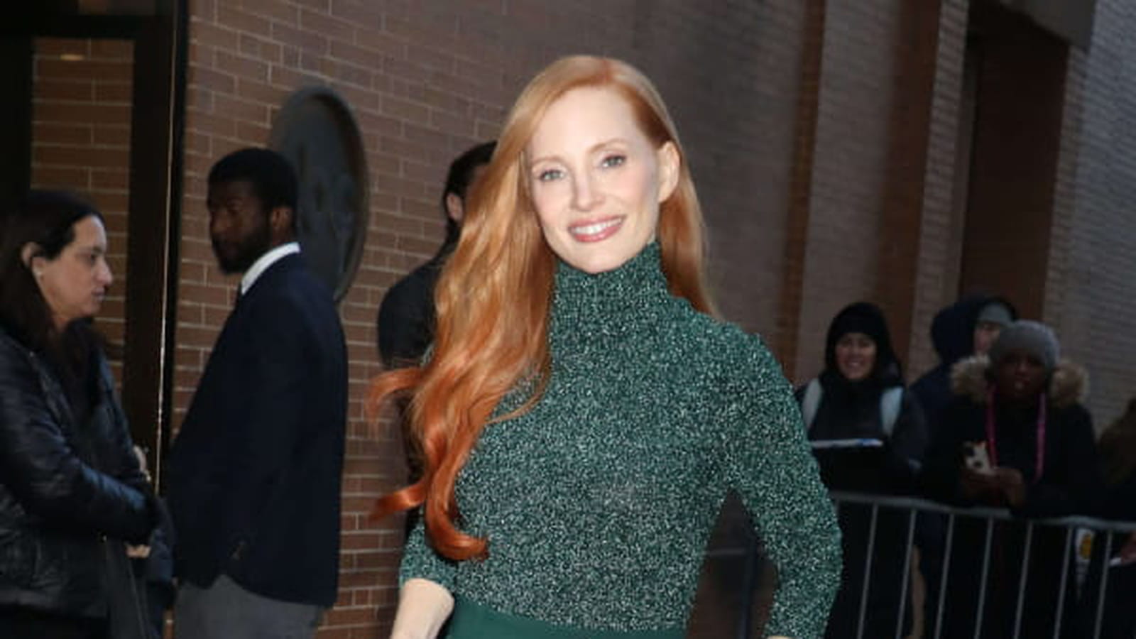 Jessica Chastain le 14 décembre 2023