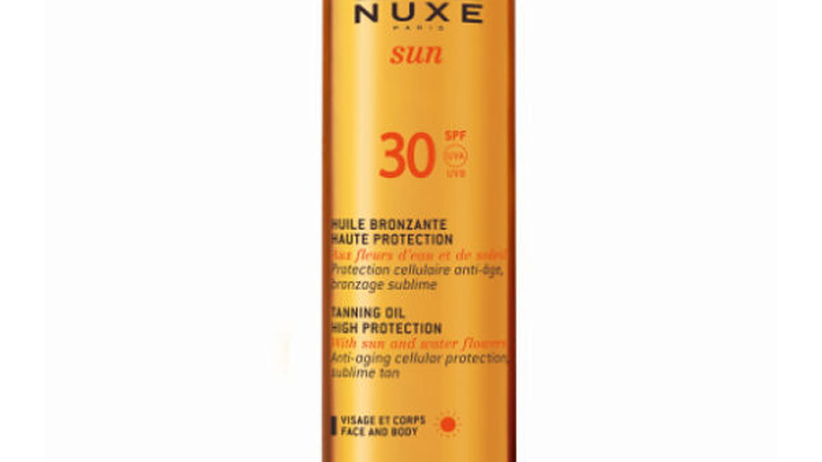 Huile Bronzante visage et corps de Nuxe