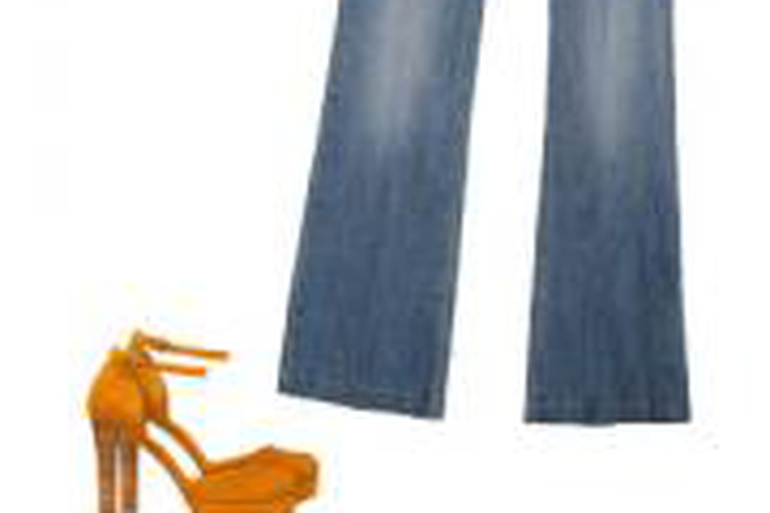 jean chaussure marron