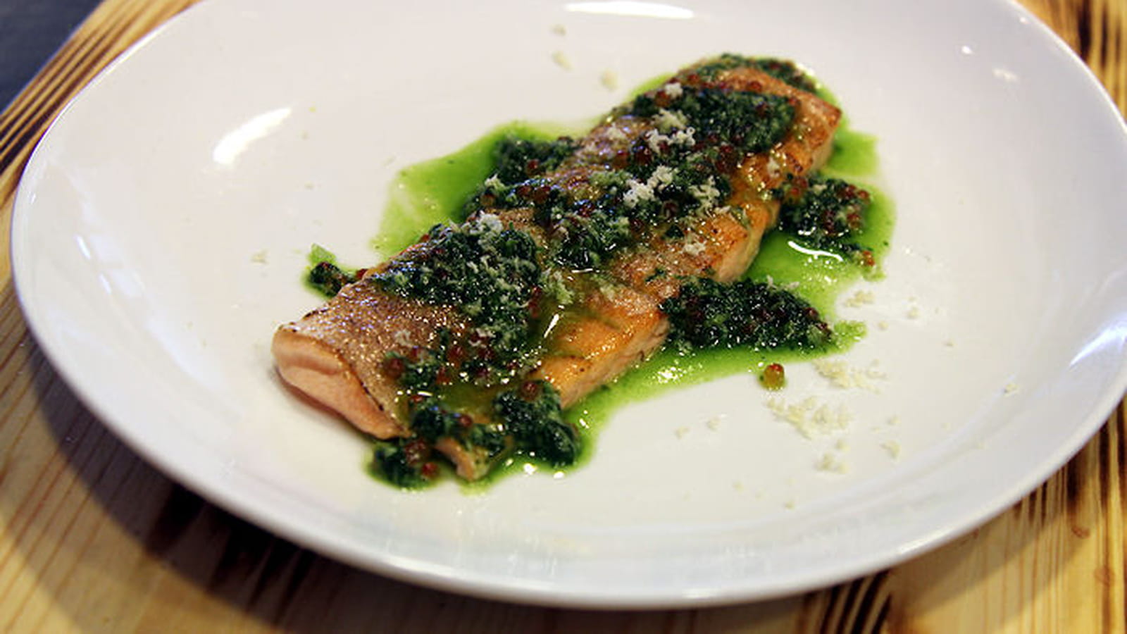 Saumon en sauce