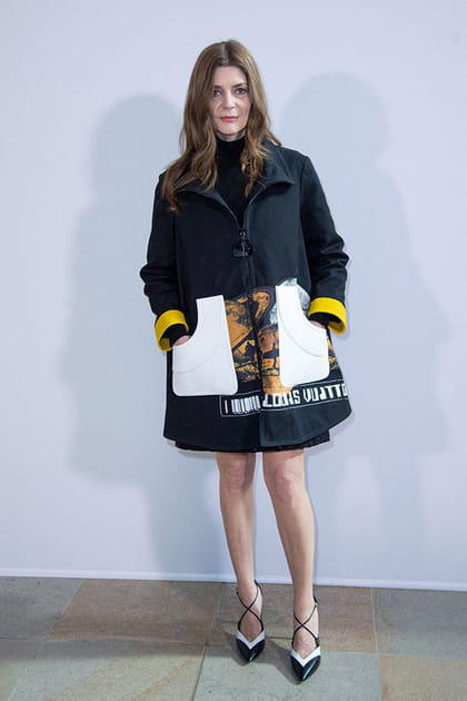 Chiara Mastroianni au défilé Louis Vuitton