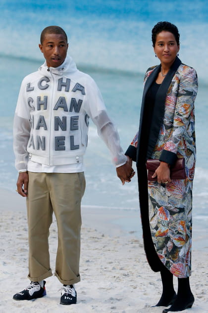 Pharrell Williams au d&eacute;fil&eacute; Chanel