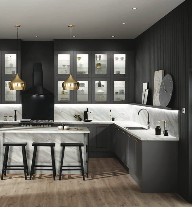Cuisine Belfort graphite Howdens
