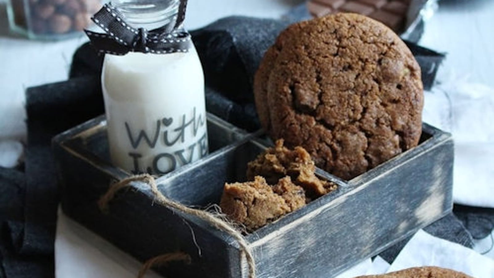 Cookies au chocolat praliné et aux pépites de chocolat