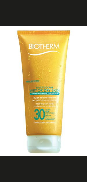 Fluide Solaire Wet or Dry Skin de Biotherm