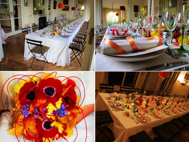 Colorful chez Mariage dans l'air