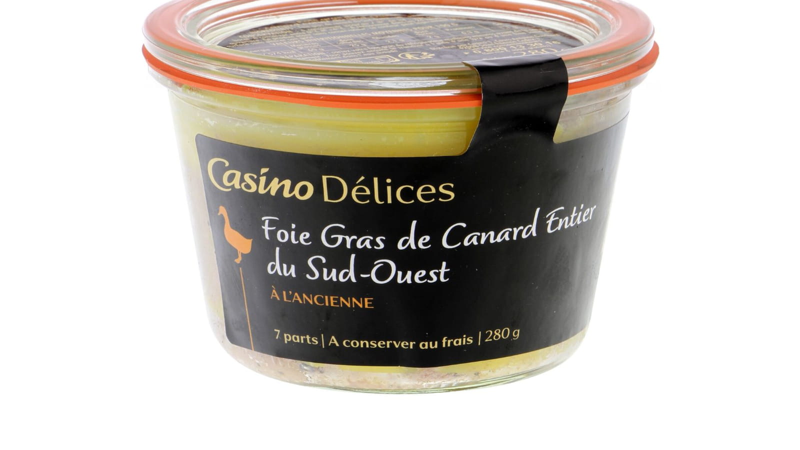 Le foie gras de canard entier du Sud-Ouest à l’ancienne de Casino Délices