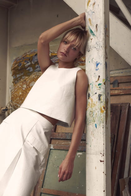 Top Cadet et jupe Callas, Laure de Sagazan