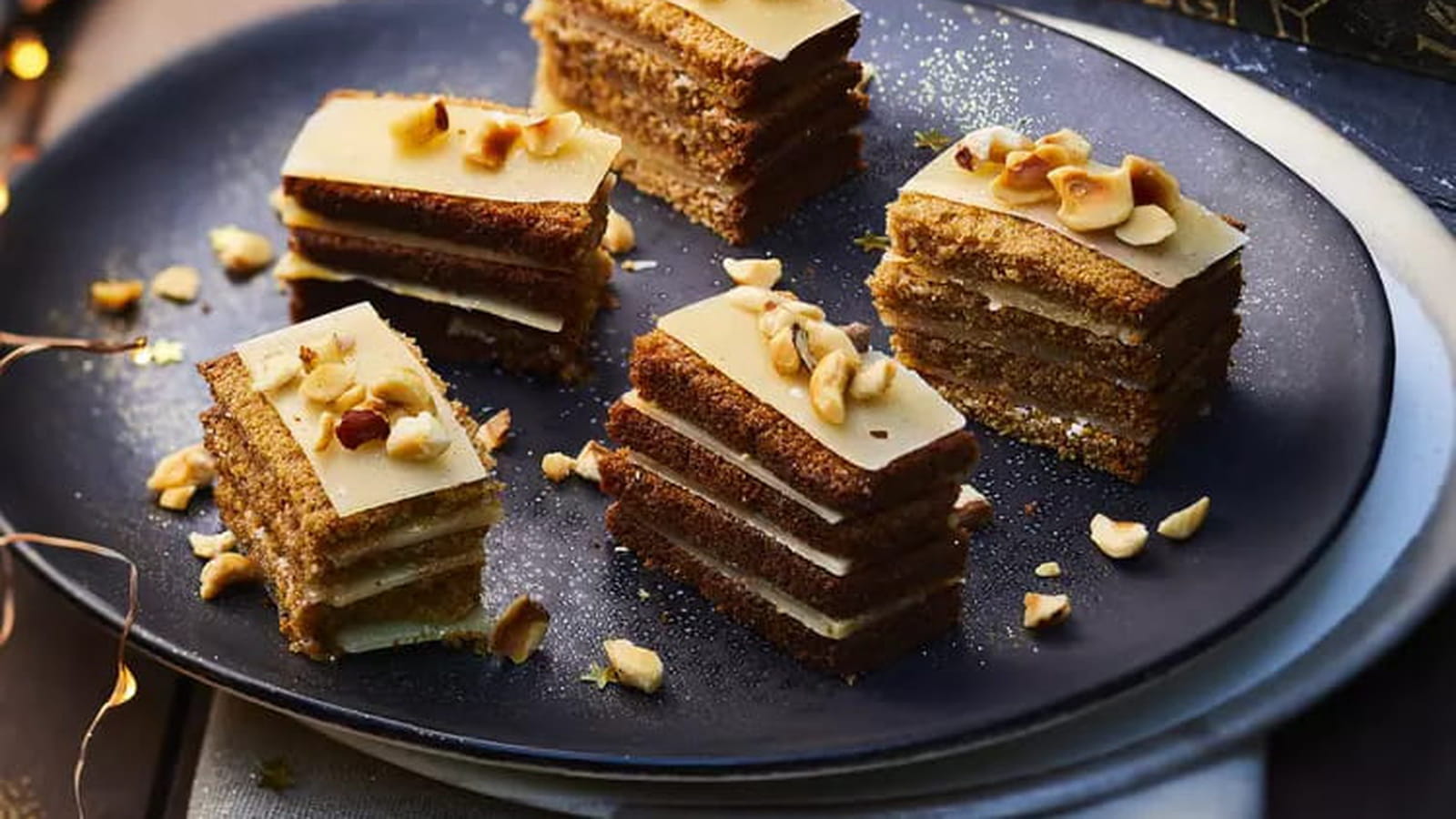 Mille feuilles de pain d'épices et Etivaz AOP