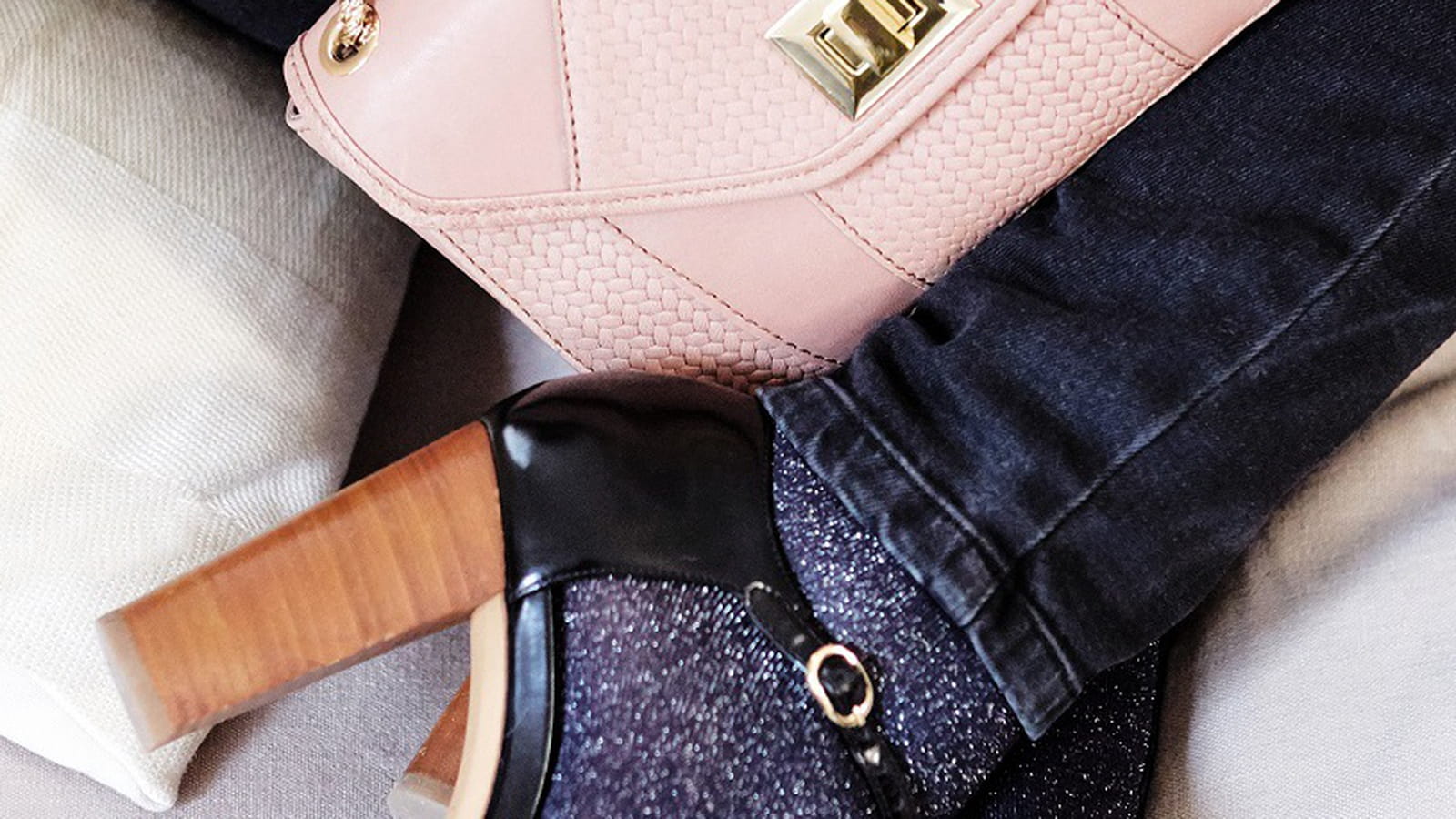 Les sacs et chaussures festives