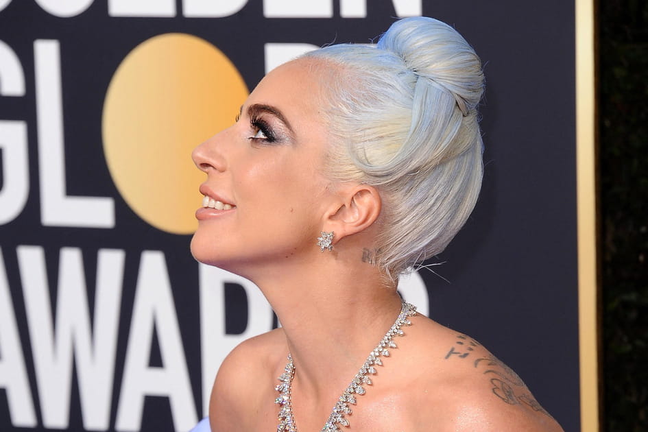 Le chignon d&eacute;color&eacute; de Lady Gaga