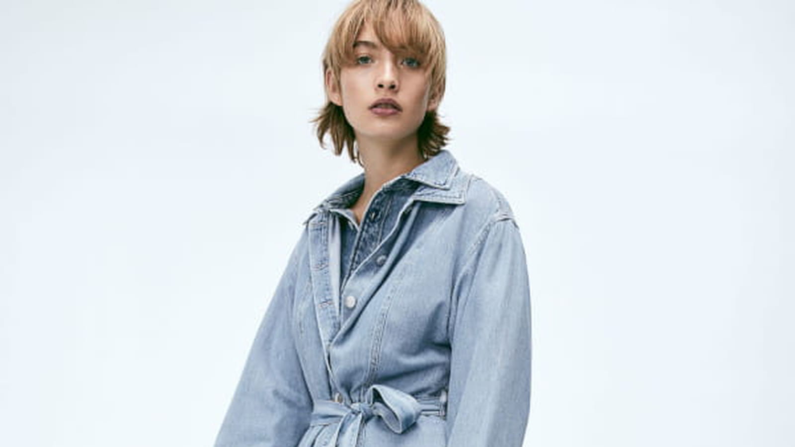 Robe en denim H&M 