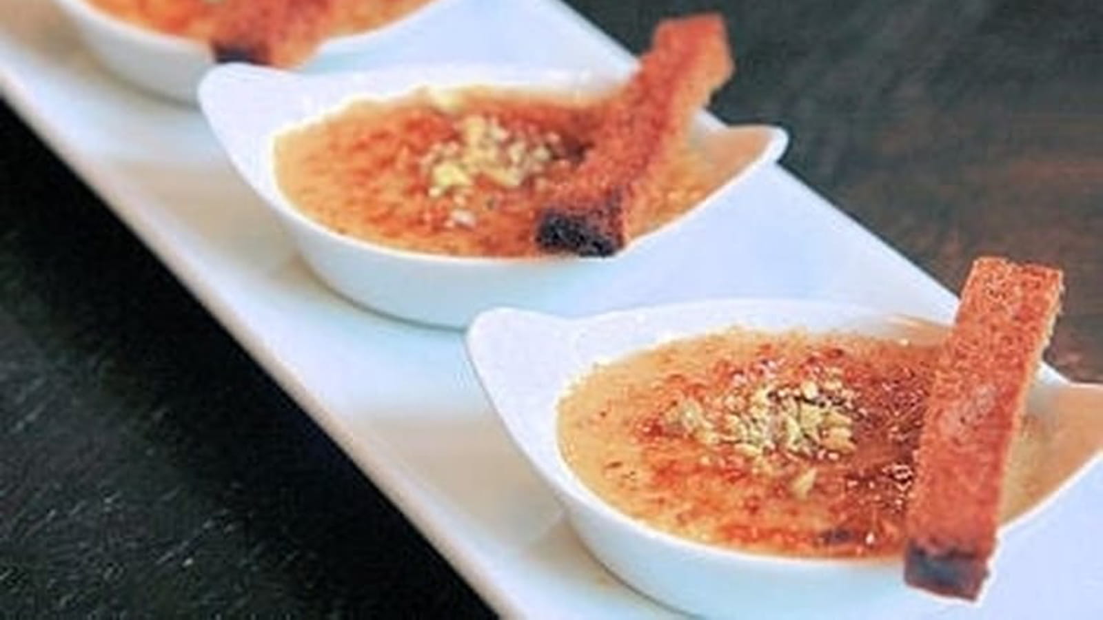 Crème brûlée au foie gras