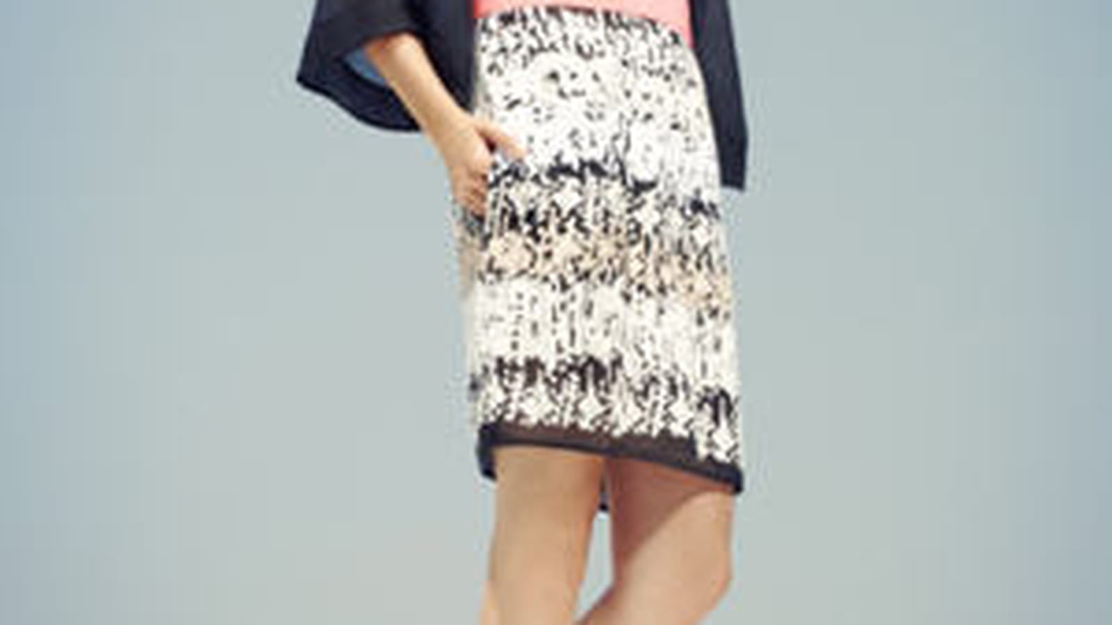 La robe imprimée de BCBGMAXAZRIA