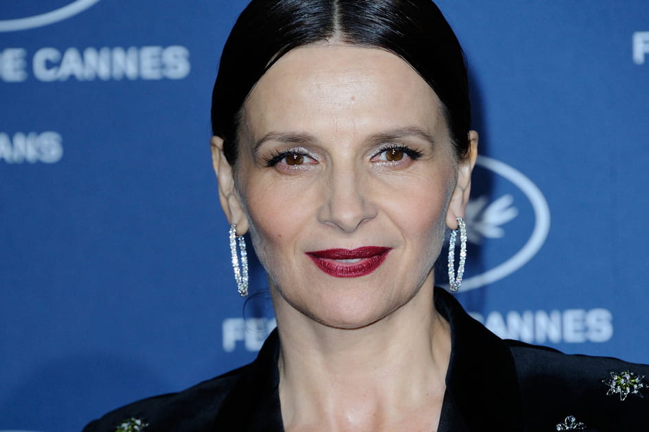 La bouche lie de vin de Juliette Binoche