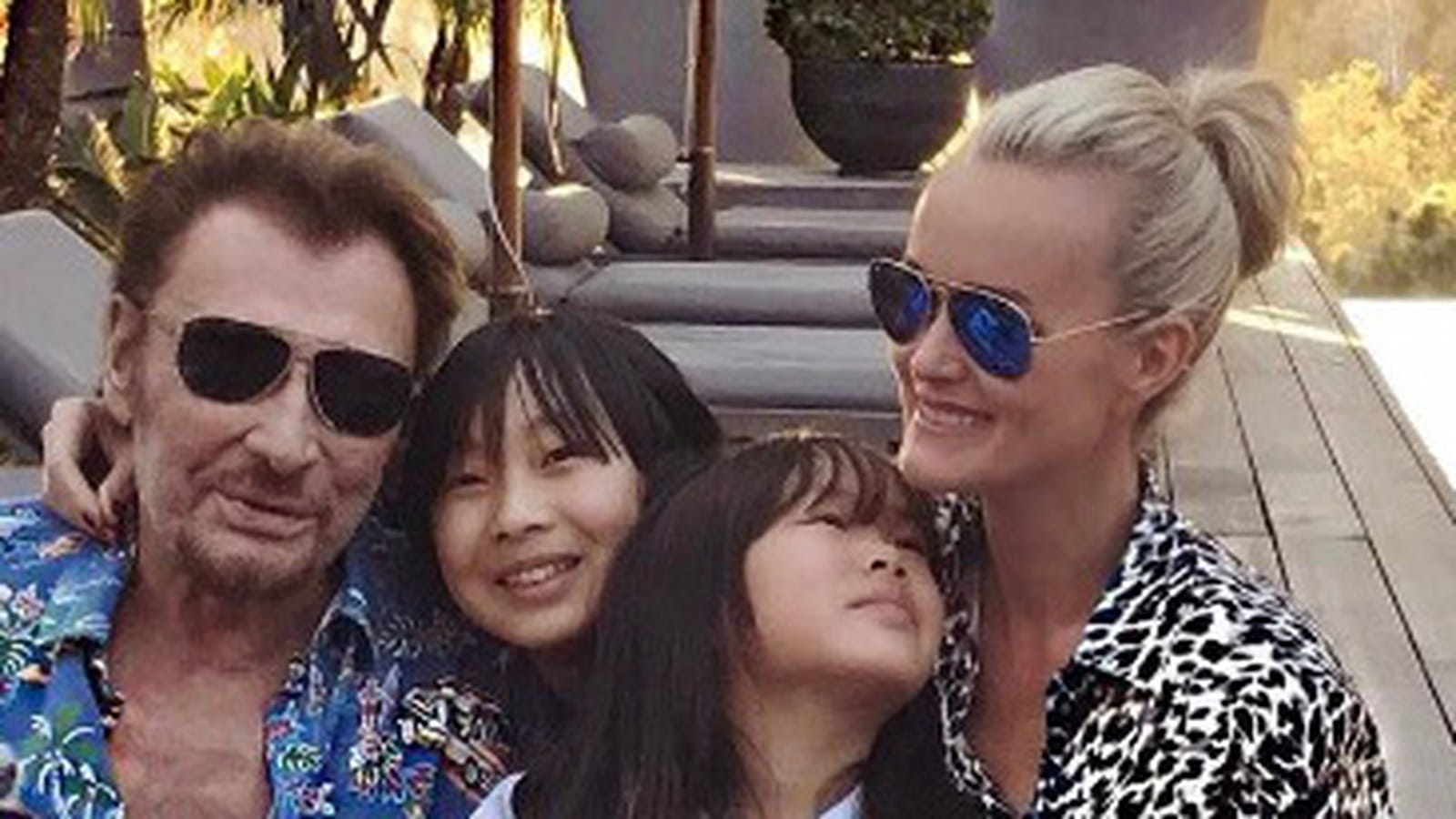 La famille Hallyday 