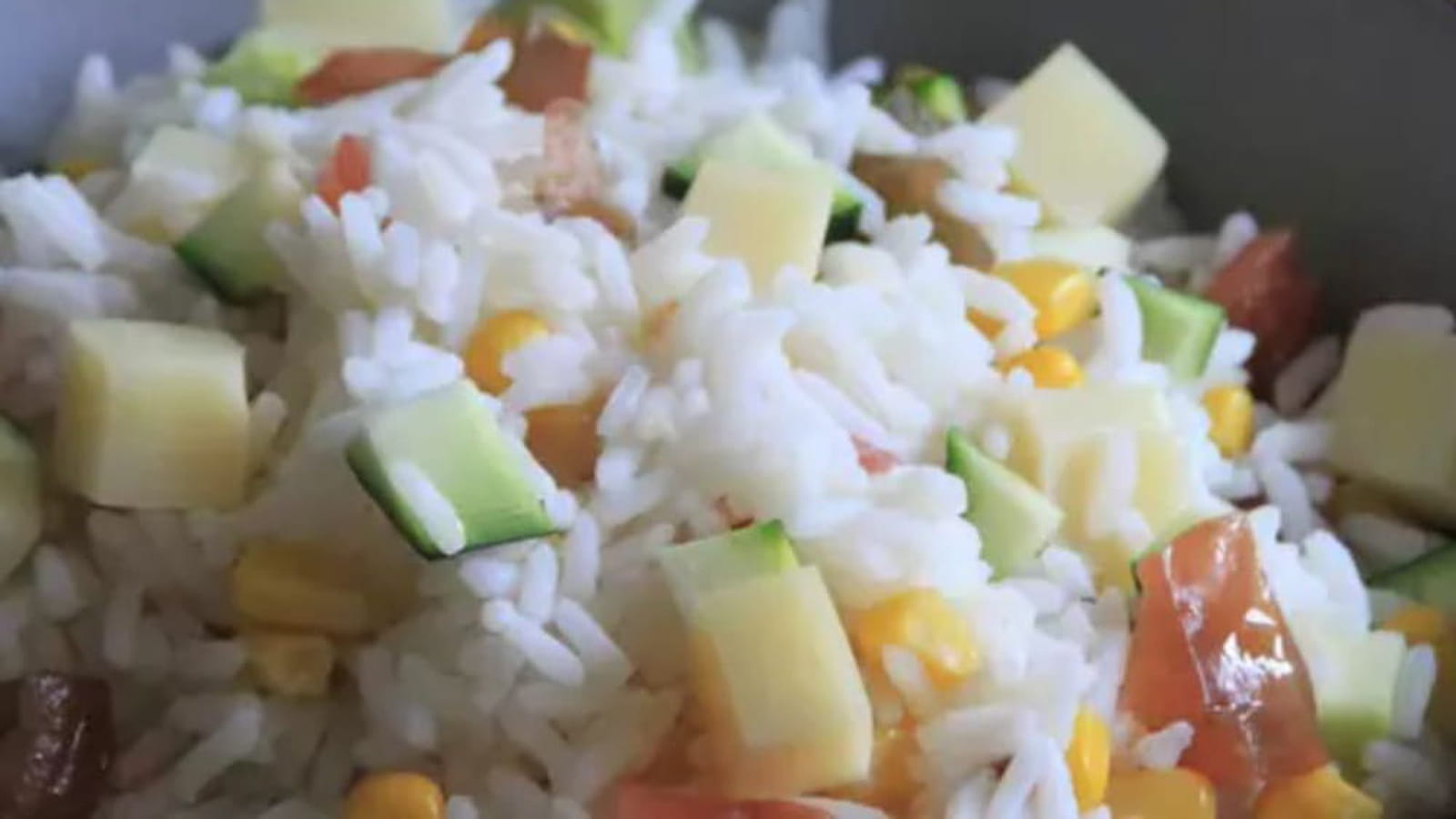 Salade de riz à l'Emmental de Savoie