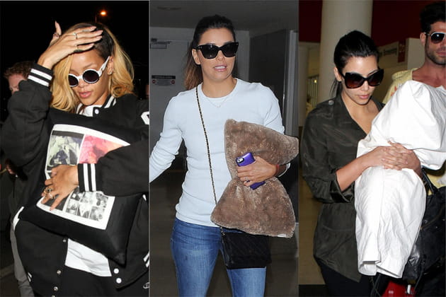 Rihanna, Eva Longoria, Kim Kardashian... Ces 24 stars qui voyagent avec leur oreiller [PHOTOS]