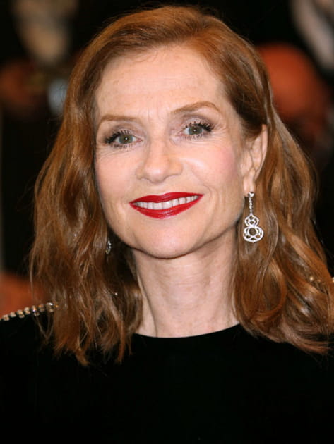 La bouche rouge d'Isabelle Huppert